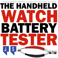 Handheld Quartz Watch Battery Tester