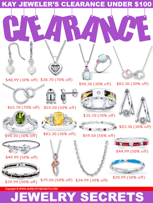 Kay Jewelers Clearance Jewelry Under 100 Dollars