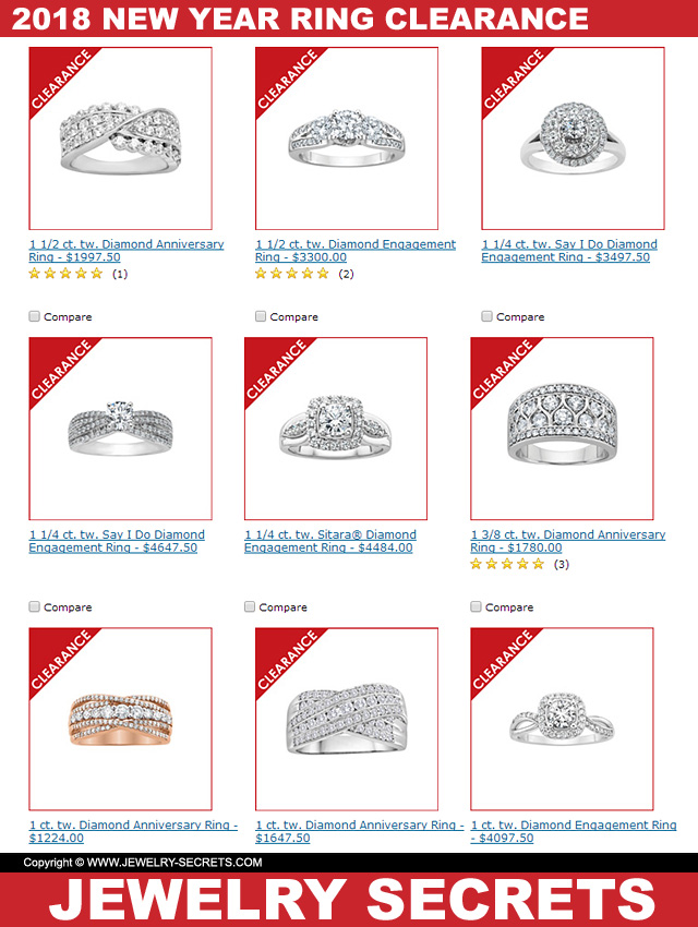Ring In The New Year Ring Clearance Sale