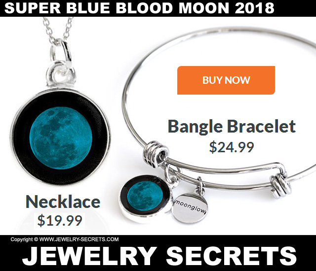 Super Blue Blood Moon 2018 Pendant Bracelet
