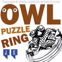 The Owl Puzzle Ring