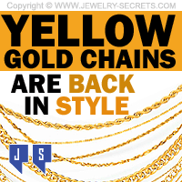 Yellow Gold Chains Are Hip And Back In Style