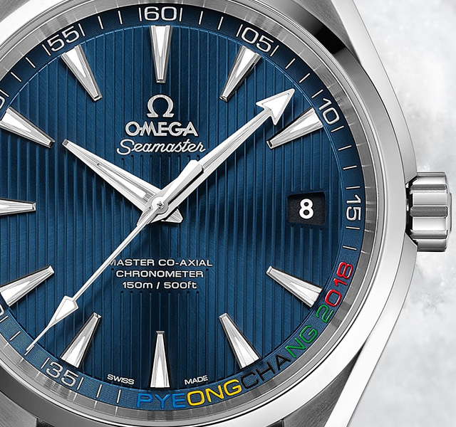 2018 Limited Edition Olympics Pyeongchang Seamaster Aqua Terra Wrist Watch