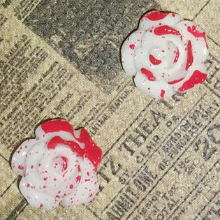 Bloody Rose Earrings