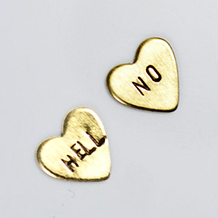 HELL NO Earrings