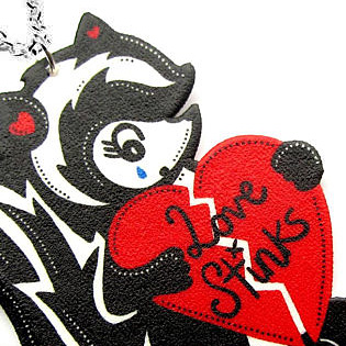 Love Stinks Skunk Pendant