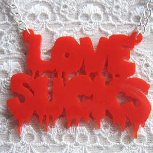 Love Sucks Pendant