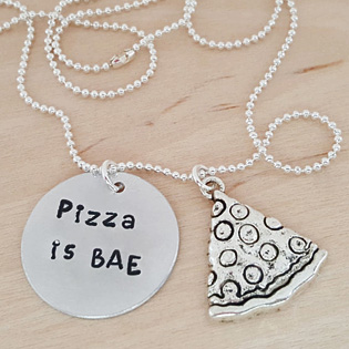 Pizza Is Bae Pendant