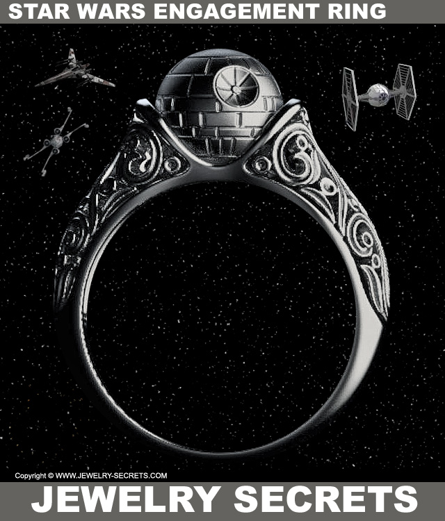 Star Wars Death Star Engagement Ring