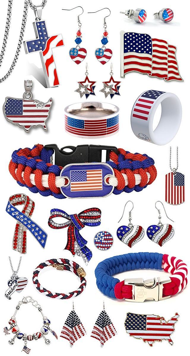 Team USA Flag Jewelry