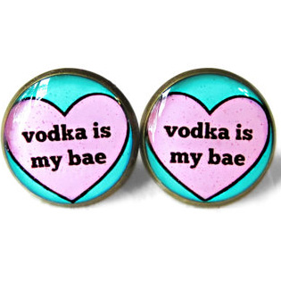 Vodka Is My Bae Earrings