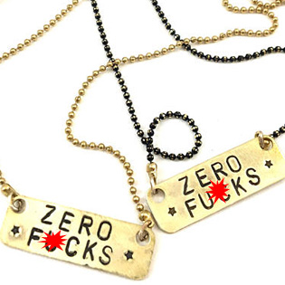 Zero Fs Necklaces