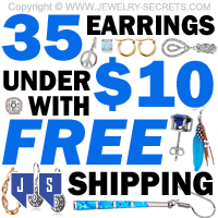 35 Pairs Of Earrings 10 Dollars Or Less With Free Shipping