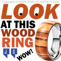 Look At This Beautiful Mens Wood Ring WOW