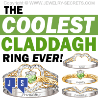 The Coolest Claddagh Stacking Ring Ever