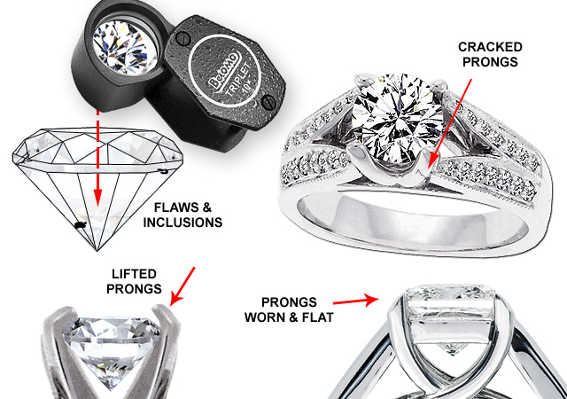 Use A Jewelers Loupe To View Diamonds Jewelry Gemstones Repairs Damage