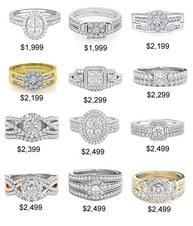 Helzberg Diamond Jewelers 1 CTW Wedding Sets