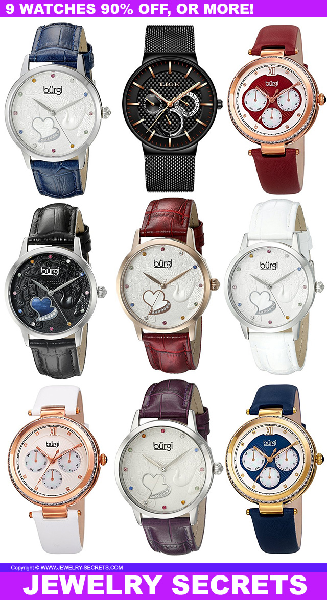9 Watches 90 Percent Off Or More
