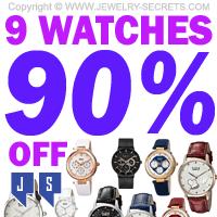 9 Wrist Watches 90 Percent Off