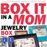 Box Mothers Day Jewelry With a MOM Jewelry Box