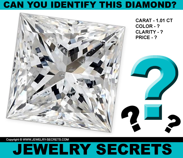 101 princess cut loose certified diamond