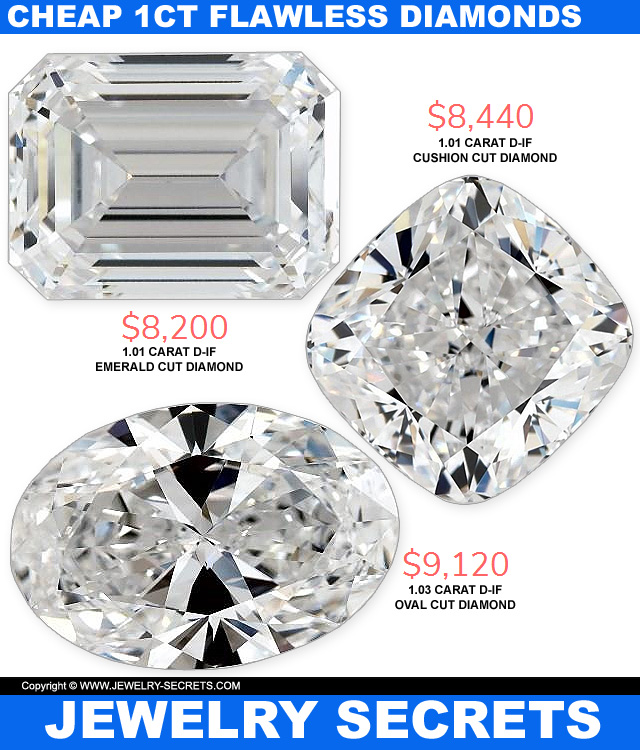 Cheapest 1 Carat Flawless Diamonds D Color