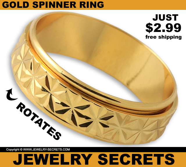 Gold Spinner Ring Just 2-99