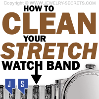 Learn how to clean your stretch watch band