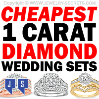 The Cheapest 1 Carat Diamond Wedding Sets