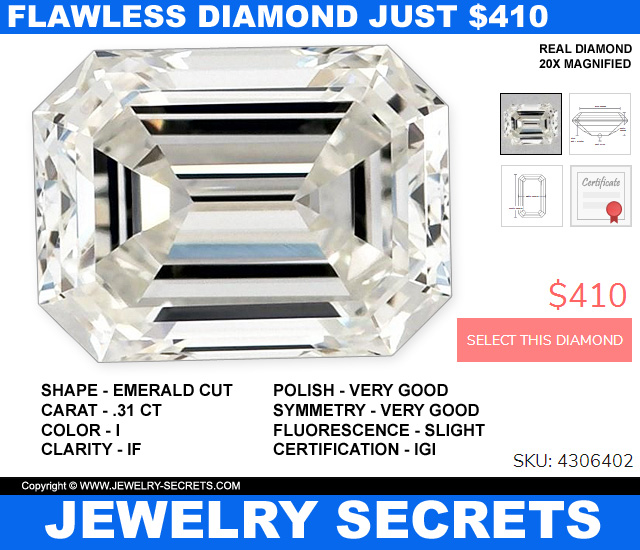The Cheapest Flawless Diamond Online