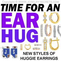 New Huggie Style Diamond Earrings