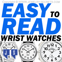 Easy to Read Wrist Watches for Men and Women