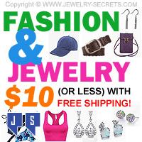 Fashion Jewelry Gifts Ten Dollars or Less Free Shipping