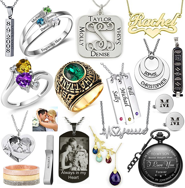 Personalized Custom Design Jewelry