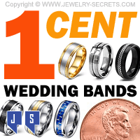 1 Cent Wedding Bands
