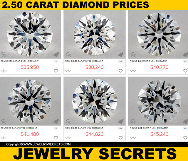 250 CT Diamonds VS1 G