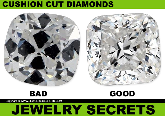 Cushion Cut Diamonds Shadows and Darkness