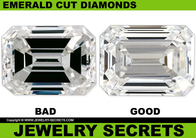 Emerald Cut Diamonds Shadows and Darkness