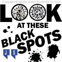 Look at these Black Spots in Diamonds