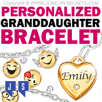 Personalized Granddaughter Bracelet