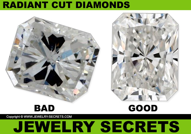 Radiant Cut Diamonds Shadows and Darkness