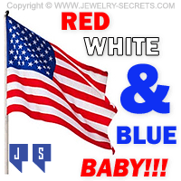 Red White Blue July 4th Jewelry