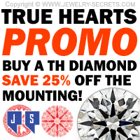 True Hearts Excellent Cut Ideal Diamond Promotion Sale