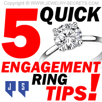 5 Quick Diamond Engagment Ring Tips