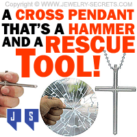 A Cross Pendant Thats A Tactical Hammer And A Rescue Tool