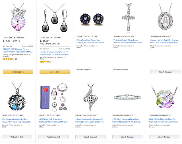 Amazon Prime Day for Jewelry