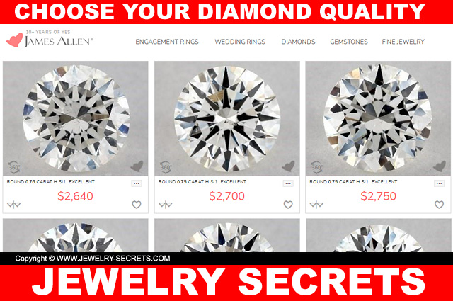 Choose Your Diamond Quality