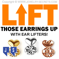 Lift Those Earrings Up With Ear Lifters Lift Those Earrings Up With Ear Lifters