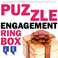 Puzzle Brainteaser Engagement Ring Box