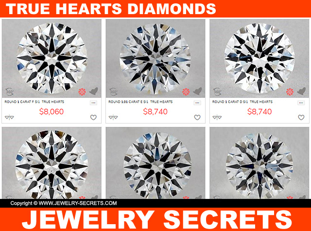 SI1 True Hearts Diamonds